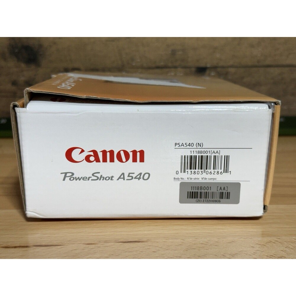 🔥Canon PowerShot A540 6MP Digital Camera 4x Zoom w/ Box SD Card Tested Working - Picture 4 of 16